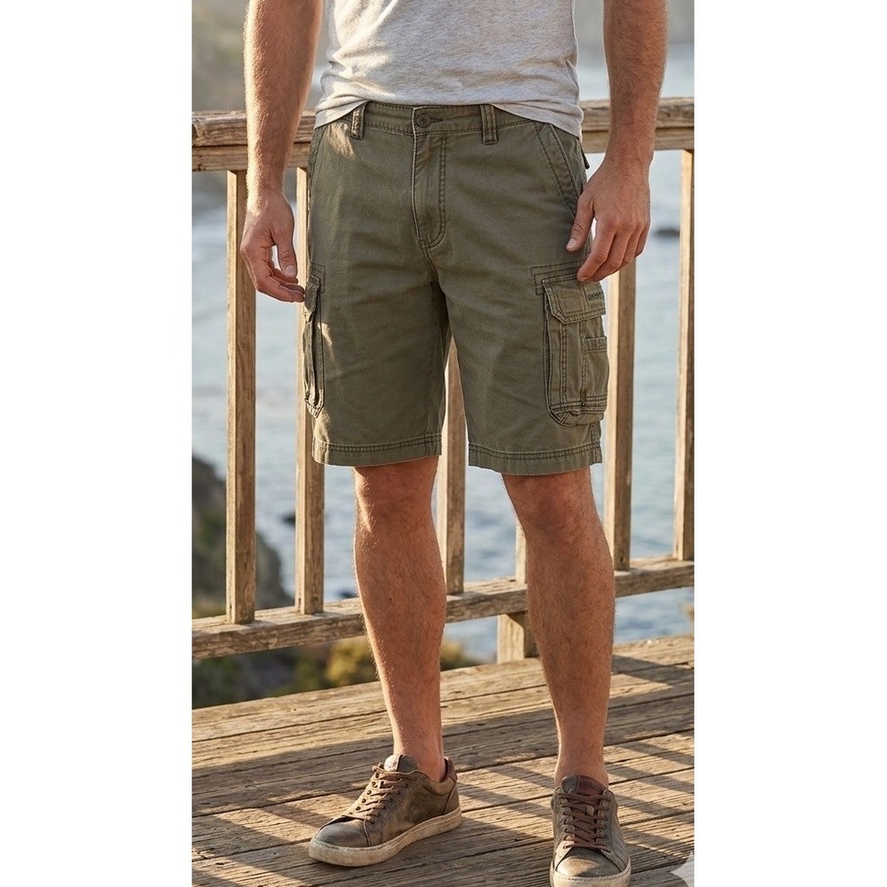 Unionbay Survivor Cargo Shorts Mens Size 42 Olive Khaki 90s Grunge Y2K